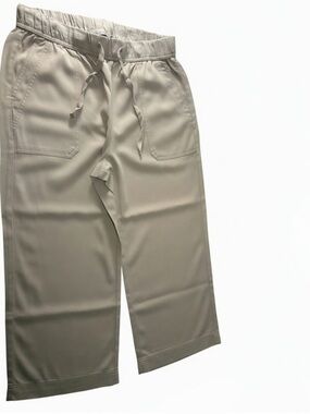 Splendid Women's Drawstring 100% Lyocell Capris in Light Tan